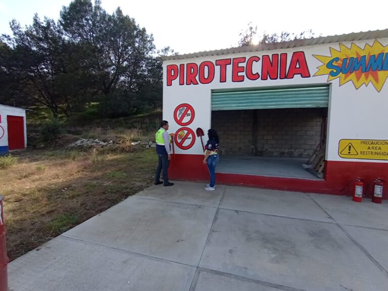 Promueve CEPC acciones preventivas para manipulación de pirotecnia