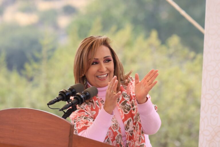 Supervisó Gobernadora Obras en Tlaxco que Fomentarán el Deporte y la Convivencia Familiar