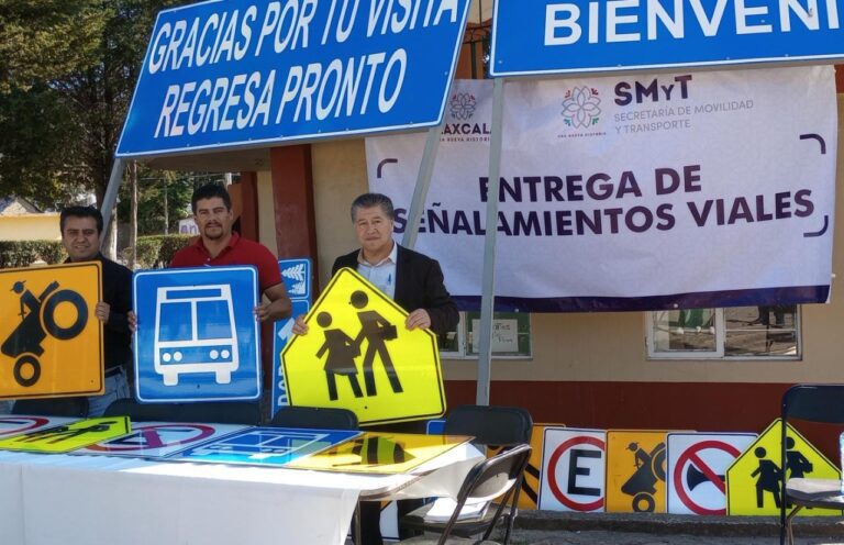 Entregó SMyT 771 Señalamientos Viales Para Ofrecer una Movilidad Segura