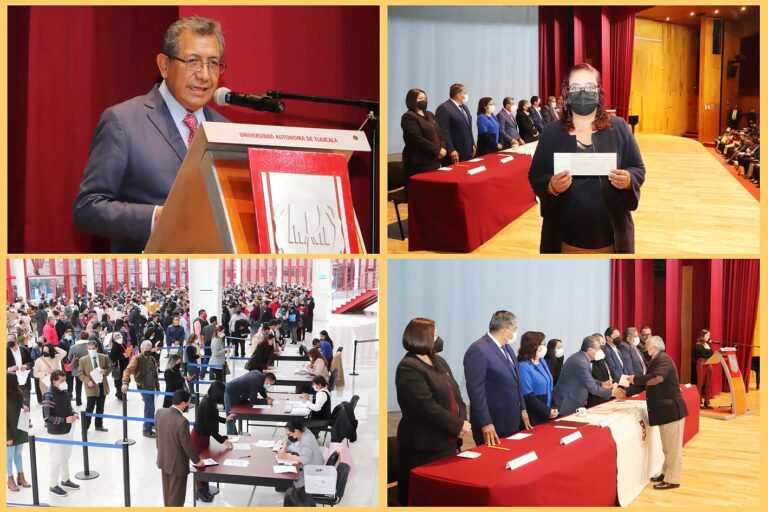 Reconoce UATx a Catedráticos por su Habilitación Académica