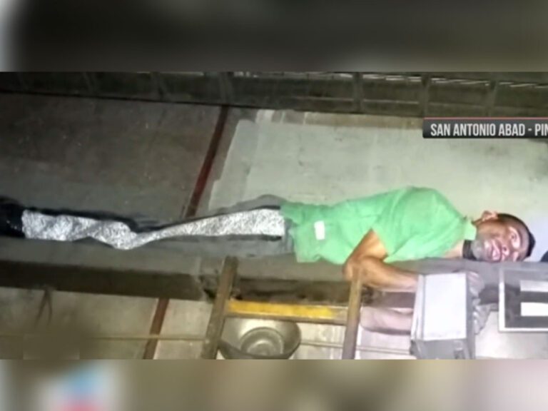 Cachan a ladrón cortando cables en túnel del Metro CDMX