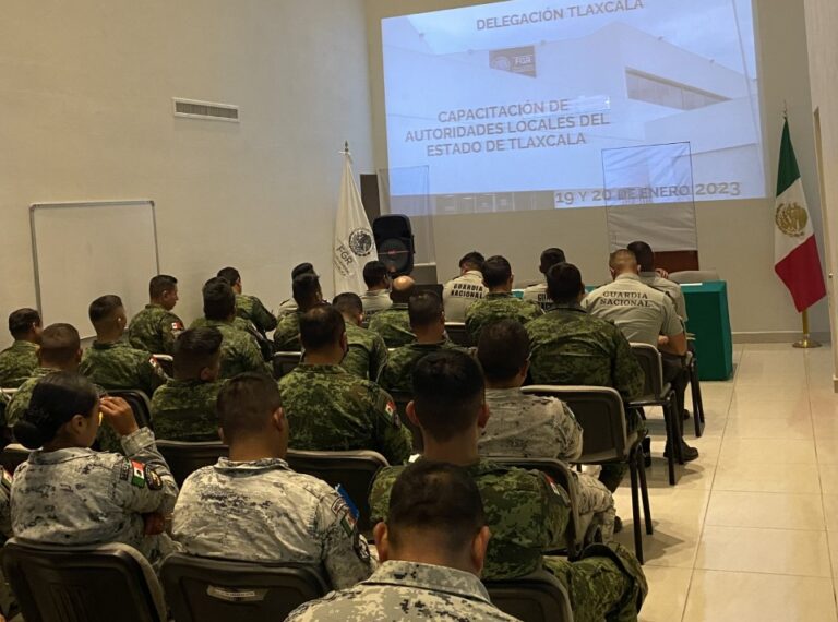 Imparte FGR Curso-Taller a Personal de Sedena y la Guardia Nacional en Tlaxcala
