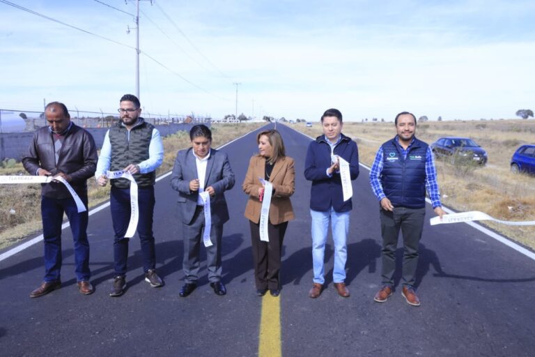 Inauguró Gobernadora Rehabilitación de Obras Carreteras en Apizaco, Muñoz de Domingo Arenas y Xaltocan