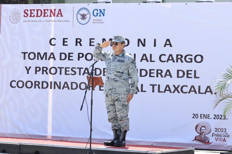 Rinde Protesta Nuevo Coordinador Estatal de la Guardia Nacional