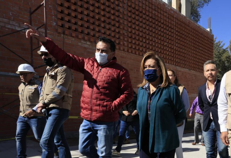 Supervisa Gobernadora Lorena Cuéllar Avances de la Construcción del C5i