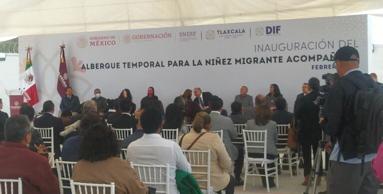 Adán en Tlaxcala: Atiende Niños Migrantes y Paz; Desestima Trata