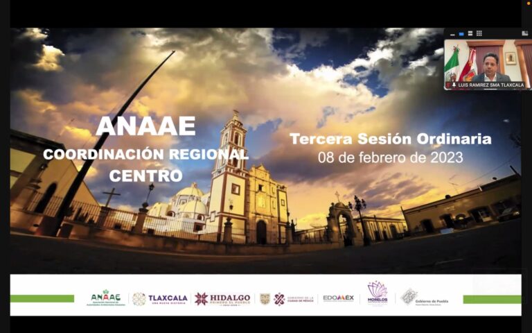 Preside SMA 3ra sesión ordinaria de la Asociación Nacional de Autoridades Ambientales región centro