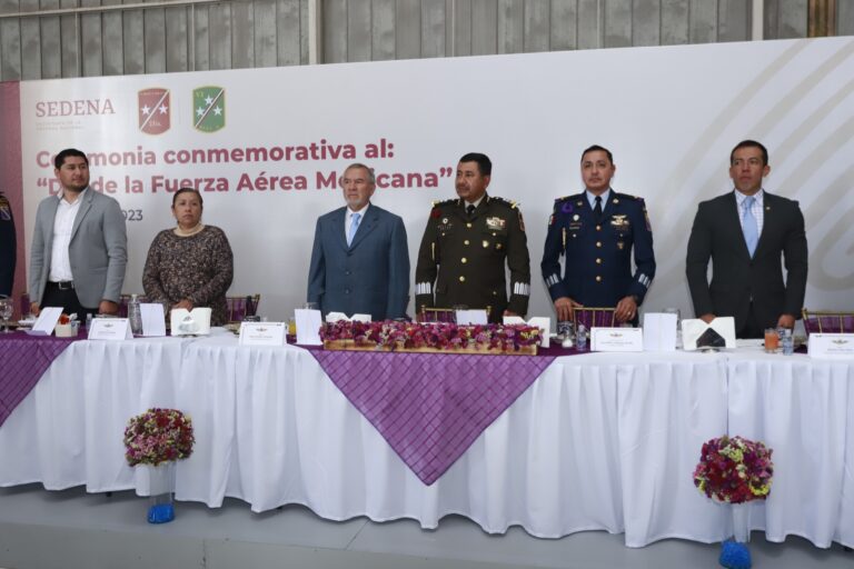 Gobierno del Estado Participó en el CVIII Aniversario de la Creación de la Fuerza Aérea Mexicana