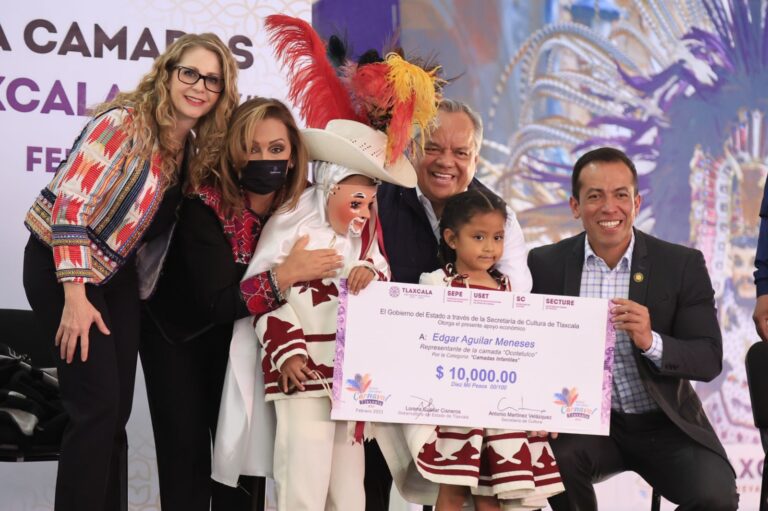 Apoya Gobernadora Lorena Cuéllar con 4.5 mdp a Participantes del Carnaval Tlaxcala 2023