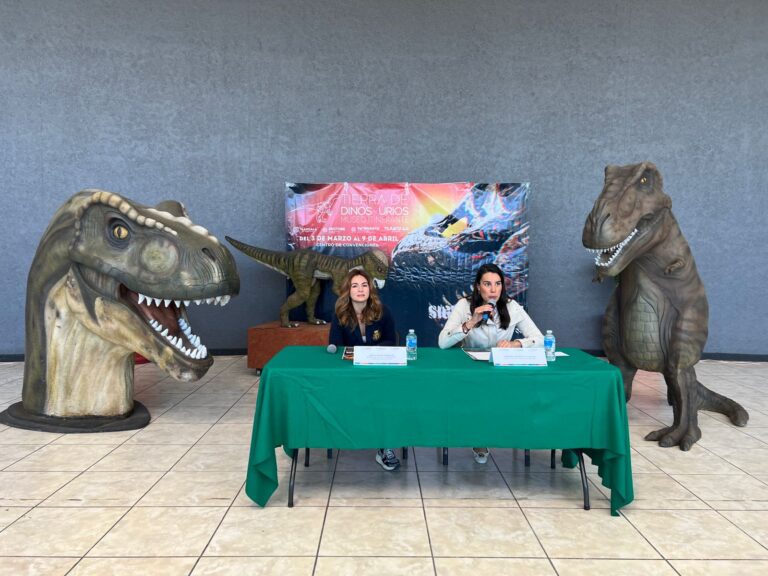 Presentan Museo Itinerante «Tierra de Dinosaurios» en Tlaxcala