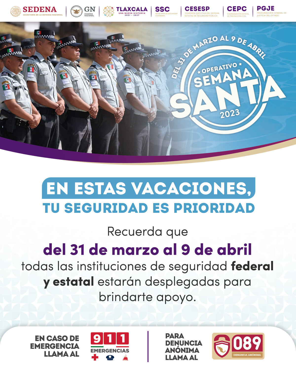 OPERATIVO SEMANA SANTA GENERAL