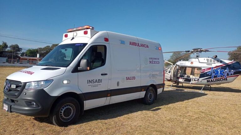 Traslada Ambulancia Aérea de Tlaxcala a Lesionado por Explosión de Polvorín a la Cdmx