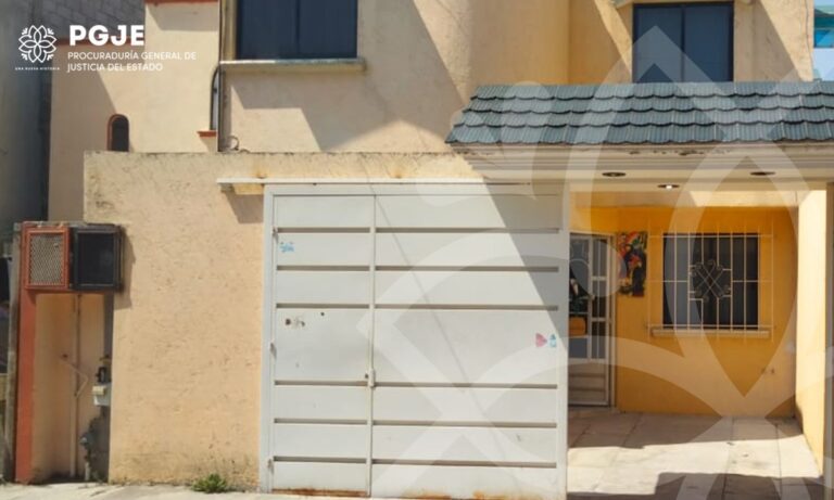 Inicia PGJE investigación por localización de hombre en un domicilio de la Joya en Tlaxcala