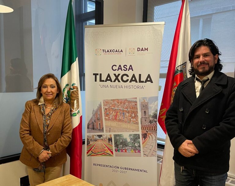 Visitó Gobernadora Lorena Cuéllar Casa Tlaxcala en Nueva York