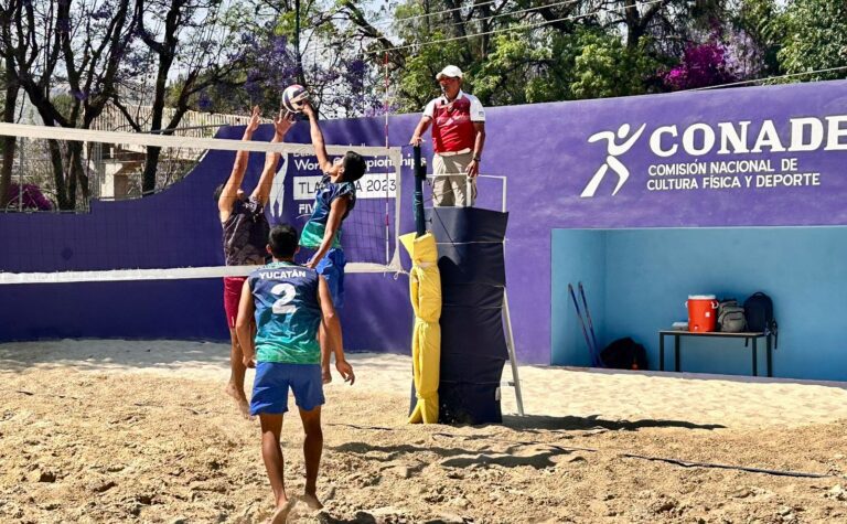 Cumplió Tlaxcala como anfitrión del Macroregional de Voleibol de Playa