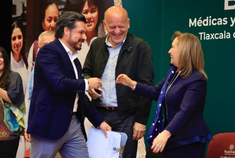 Gobernadora Lorena Cuéllar y Zoé Robledo dan Bienvenida a Médicos Especialistas en Tlaxcala
