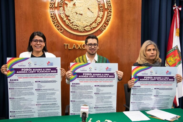 Presentan convocatoria para el Foro «Rumbo a una Agenda LGBT+ Tlaxcala 2023»