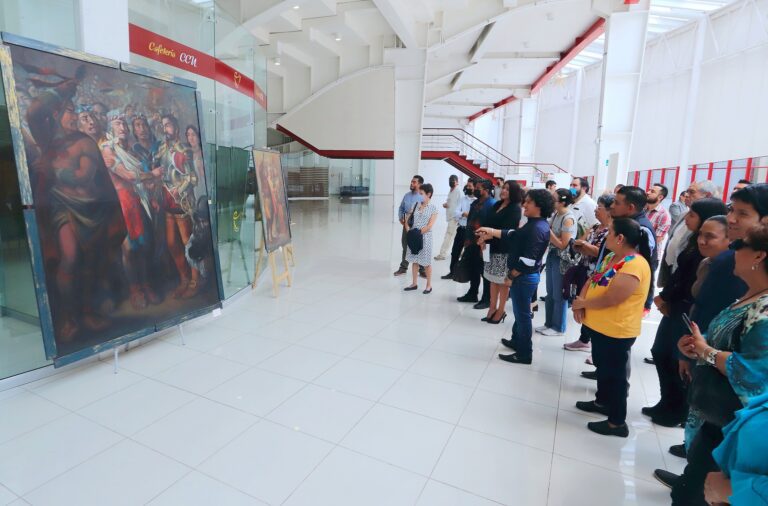 Exhibe UATx muestra pictórica dedicada a Xicohténcatl
