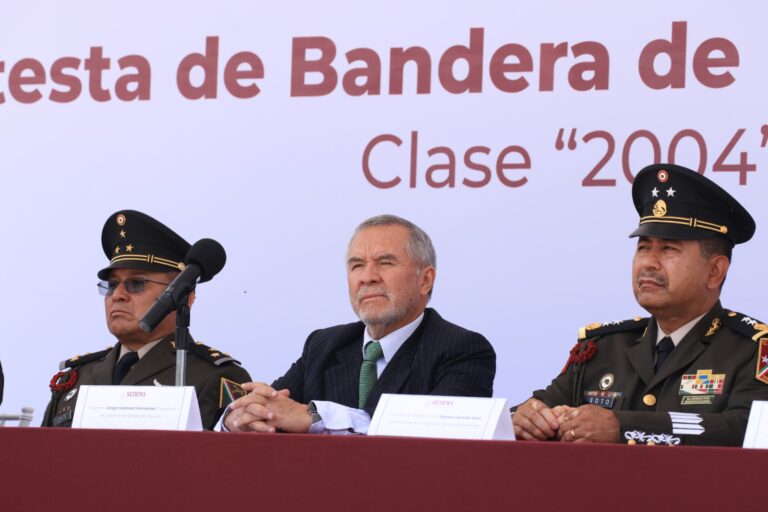 Conmemoran Autoridades la Batalla de Puebla y Toma de Protesta a Soldados del SMN