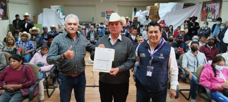 Inicia SIA con Entrega de Cartas de Apoyo a Población Productora