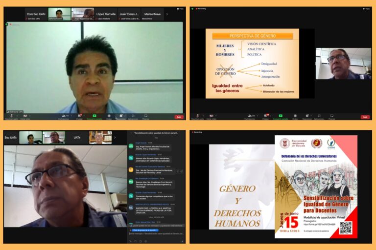 Sensibiliza UATx a docentes sobre igualdad de género