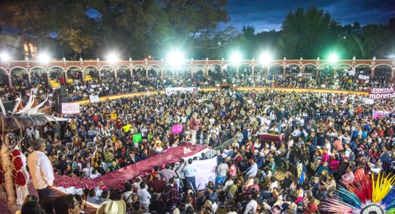 Adán Augusto en Tlaxcala: una Recepción Fastuosa en Plaza de Toros