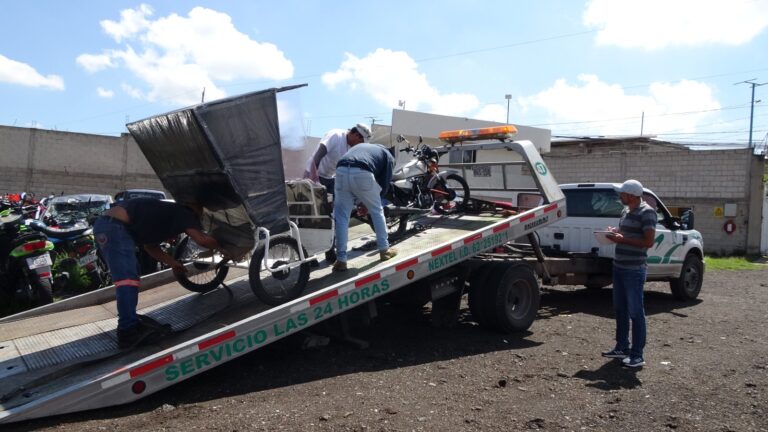 Aseguró SMyT Mototaxi en Xaltocan
