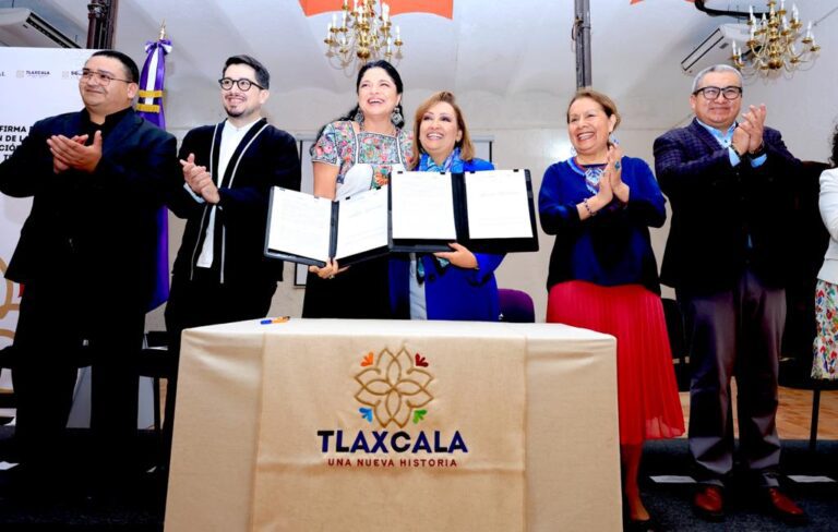 Firma Gobernadora Convenios con el Instituto Nacional de Bellas Artes y Literatura