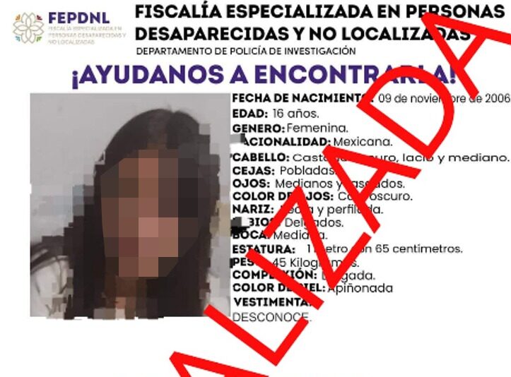 Presentan ante Fiscalía a menor de edad reportada como no localizada: PGJE
