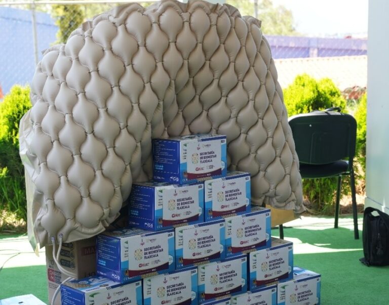 Entregó Secretaría de Bienestar 200 colchones para personas postradas