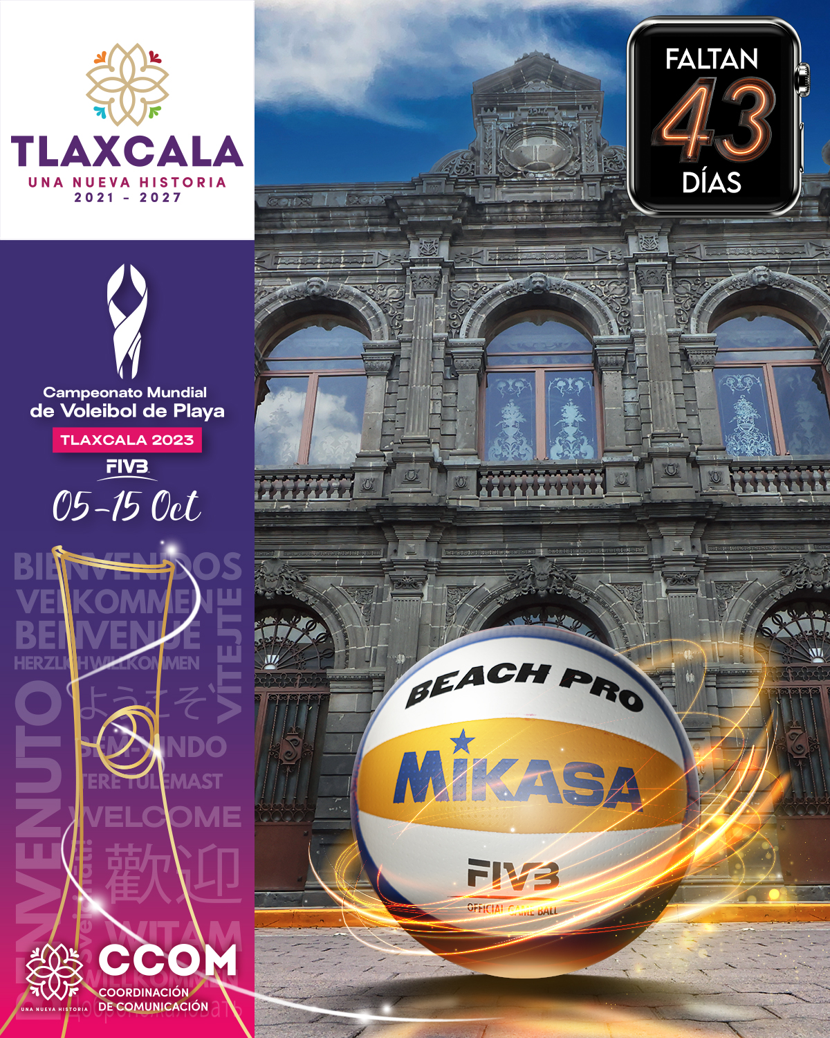 CONTADOR REDES 43 DIAS