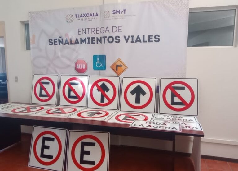 SMyT Refuerza Seguridad Vial en Perímetro del Hospital General de Tlaxcala