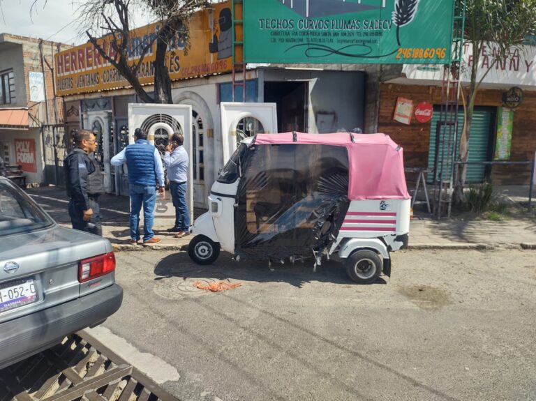 Retiran de Circulación dos Mototaxis que Operaban de Manera Irregular