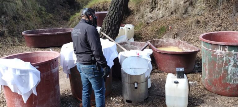 FGR asegura laboratorio clandestino en Tlaxcala