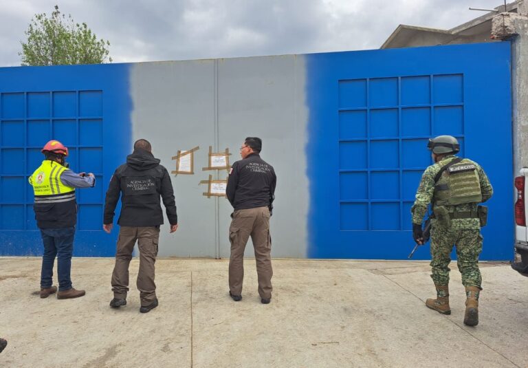 En cateo la PFM asegura inmueble en Tlaxcala