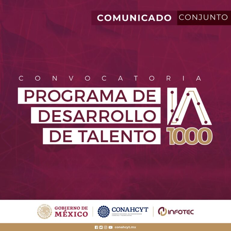 Abren convocatoria de capacitación en materia de inteligencia artificial