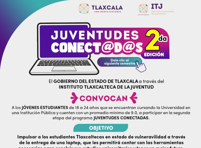 Entregará Instituto Tlaxcalteca de la Juventud Computadoras Gratuitas a Universitarios