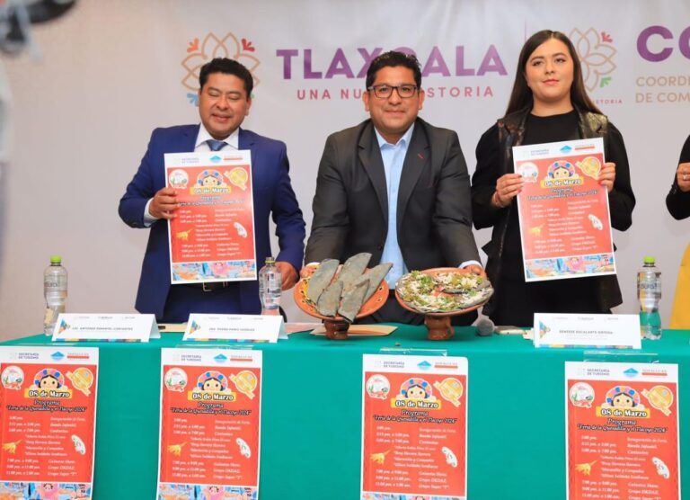 Presentan la Feria de la Quesadilla y el Tlacoyo Nopalucan 2024