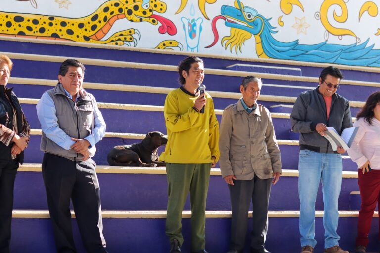 Inauguración del mural «El Río»