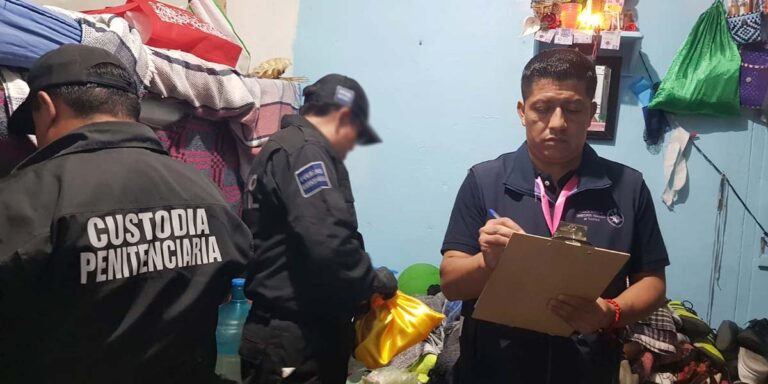 Acompañó CEDHT a la SSC en operativos realizados en los Centros de Reinserción Social de Tlaxcala