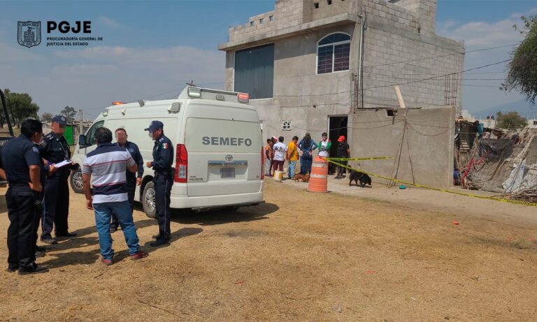 Inicia PGJE investigación por localización de cuerpo sin vida en Quilehtla