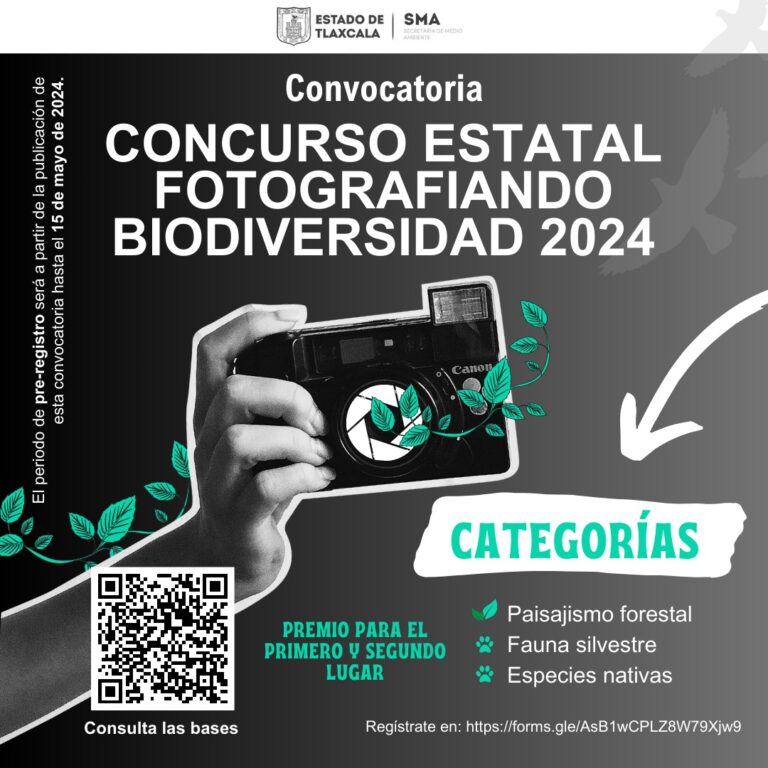 Convoca SMA a Concurso Estatal “Fotografiando la Biodiversidad 2024”