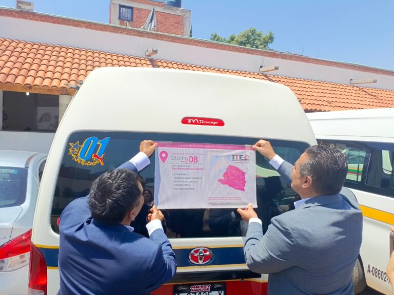 Acuerdan Autoridades Difundir Nueva Distritación Electoral en el Transporte Público