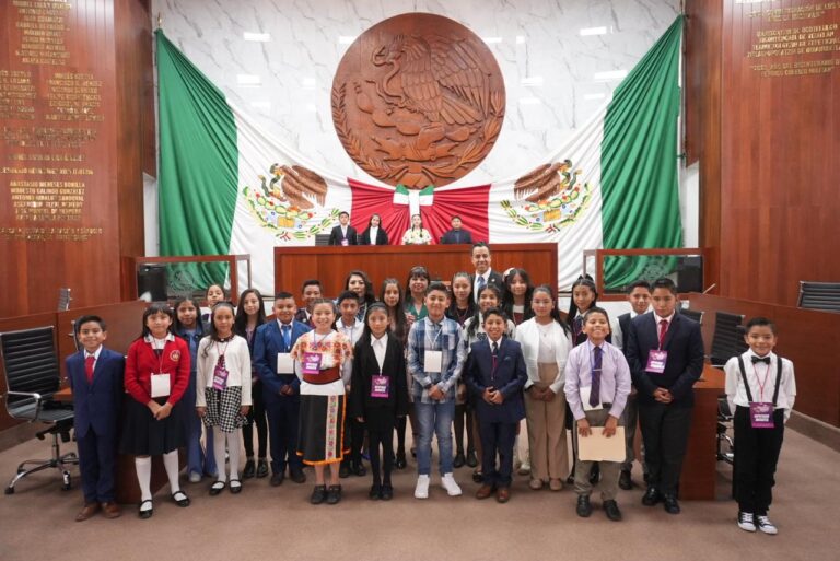 En el Congreso del Estado, se desarrolló el Décimo Quinto Parlamento Infantil 2024