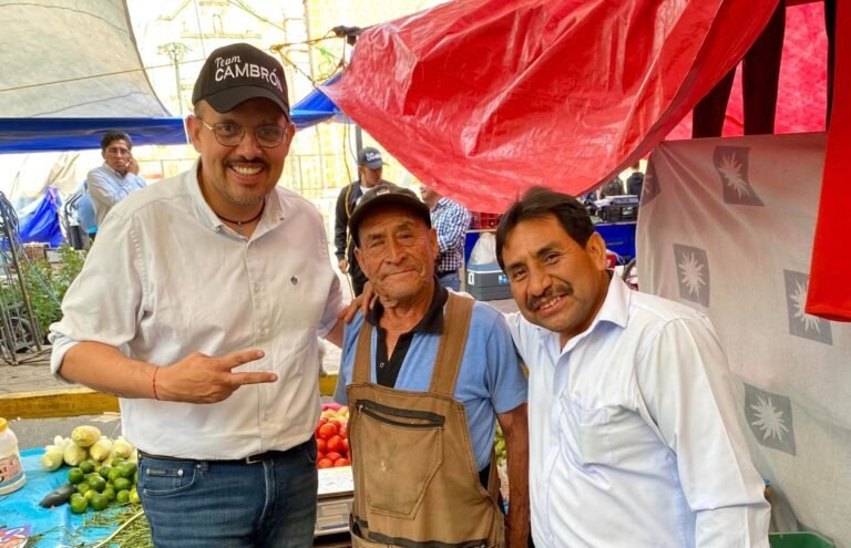 Cambrón candidato a diputado federal estuvo en el municipio de Tetlanohcan
