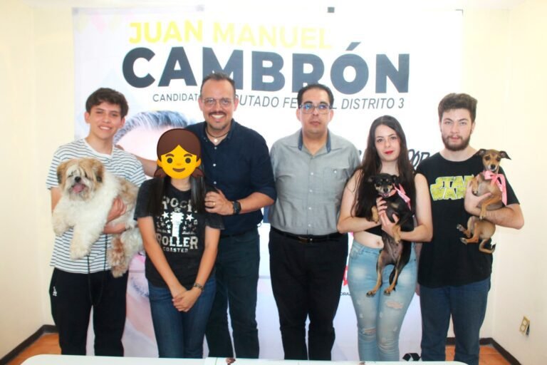 Juan Manuel Cambrón, Candidato a Diputado Federal, Firmó el Pacto Animalista