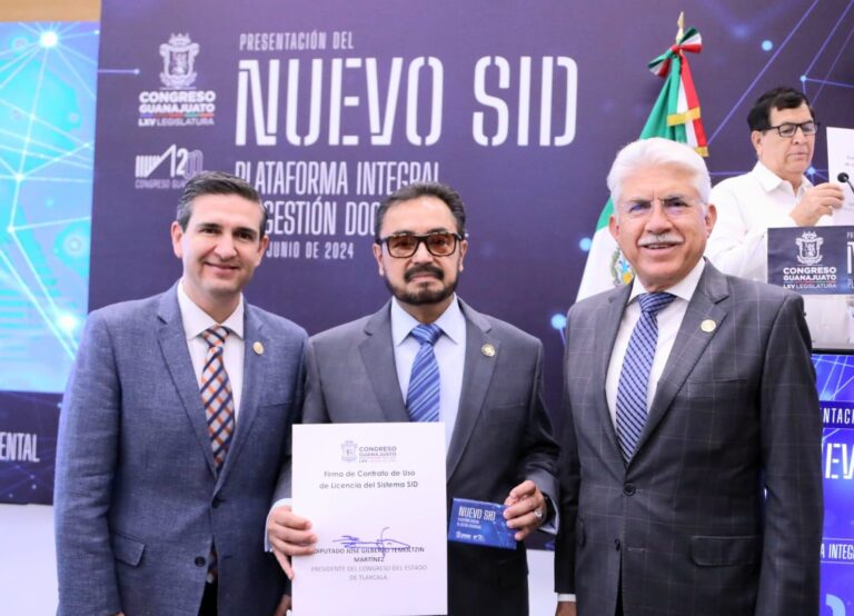 Congreso de Tlaxcala invitado a la presentación del nuevo SID en Guanajuato    