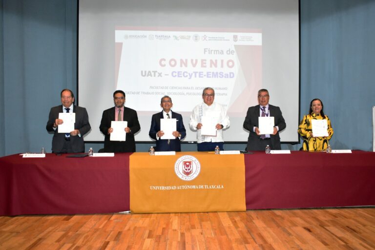 Firman Convenio SEPE, UATx y CECyTE–EMSaD a Favor de la Inclusión Social y Educativa