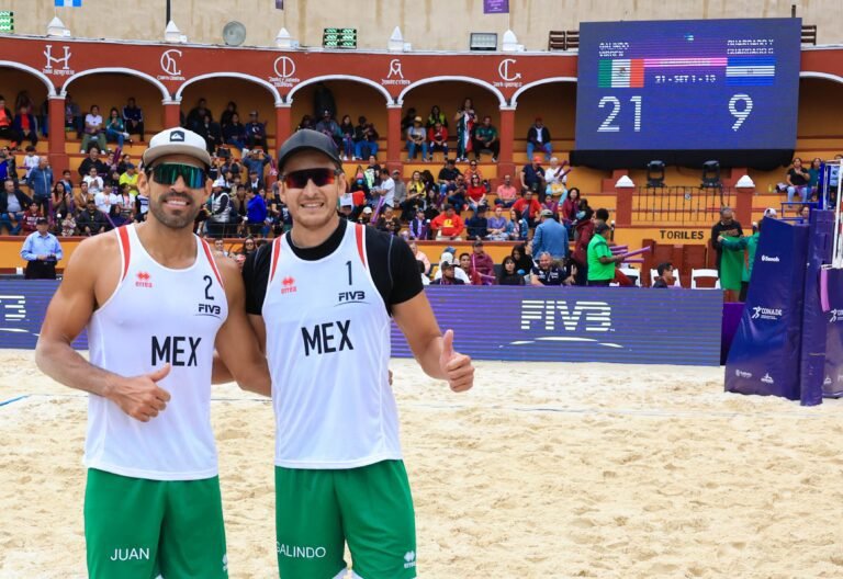 Invictos, Juan Virgen y Ricardo Galindo Llegan a la Final del Clasificatorio Olímpico de Voleibol de Playa Norceca
