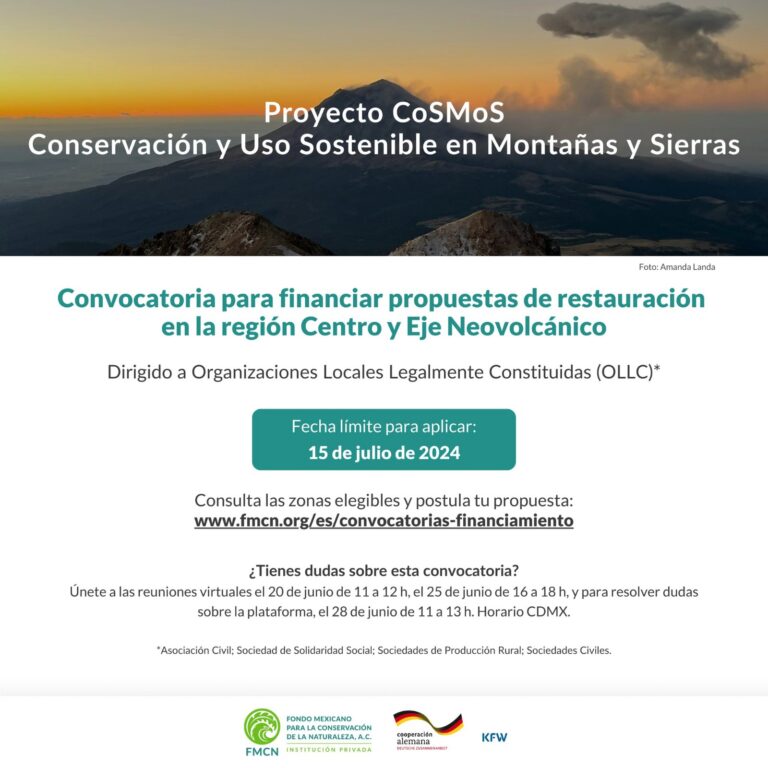 Invita SMA a Participar en el Proyecto “Conservación y Uso Sostenible en Montañas y Sierras”